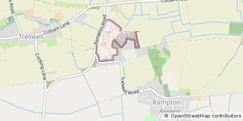 Map of NR Retford, Notts