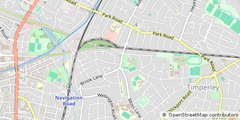 Map of Altrincham