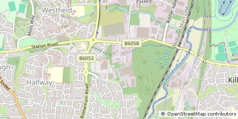 Map of Sheffield