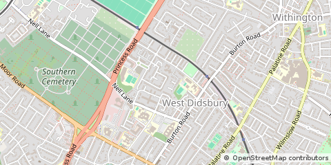 Map of Manchester
