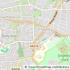 Map of Swansea