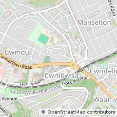 Map of Swansea