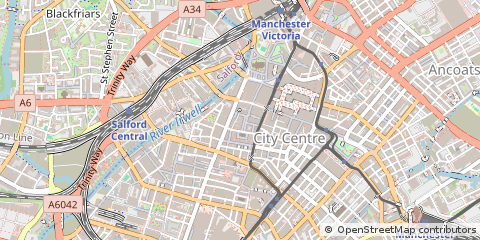 Map of Manchester