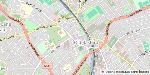 Map of Nottingham