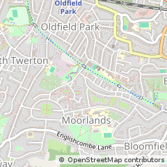 Map of Bath, Avon