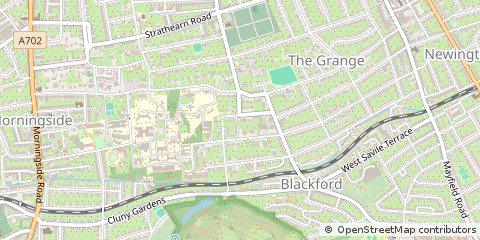 Map of Edinburgh