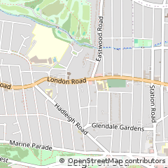 Map of Leigh on SEA, Essex