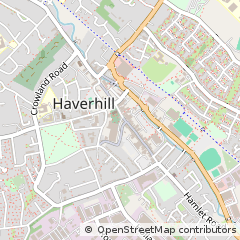 Map of Haverhill, Suffolk