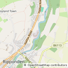 Map of West Yorkshire