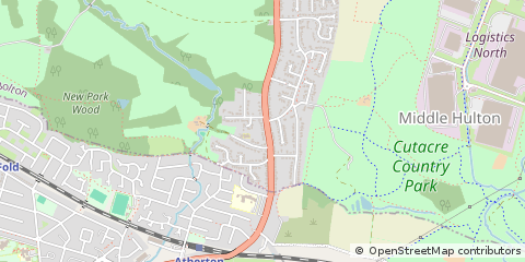 Map of Greater Manchester
