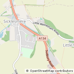 Map of Bury ST Edmunds, Suffolk