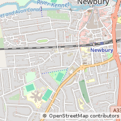Map of Newbury, Berkshire