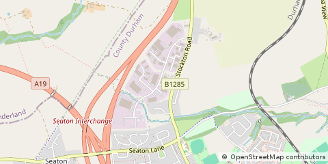 Map of Seaham