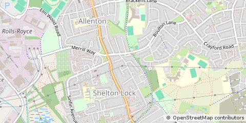 Map of Derby