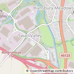 Map of Northampton, Northamptonshire