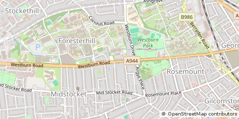 Map of Aberdeen