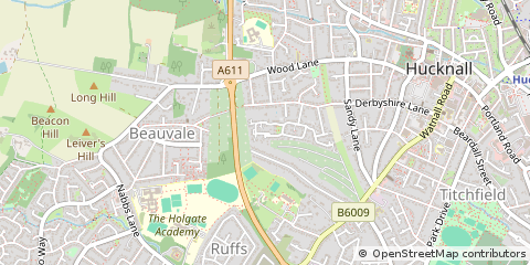 Map of Nottingham