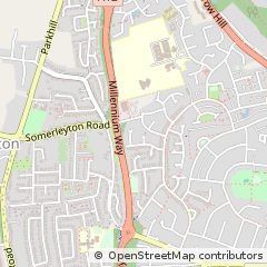 Map of Lowestoft, Suffolk