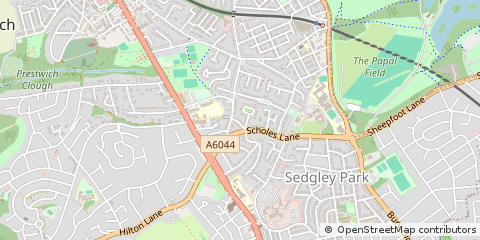 Map of Manchester