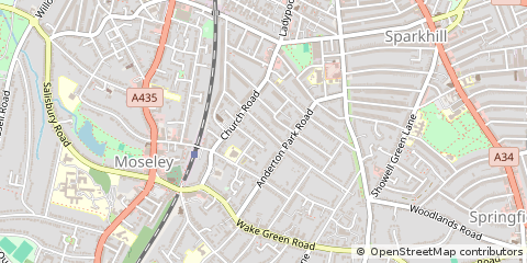 Map of Birmingham