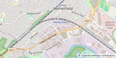 Map of Nottingham