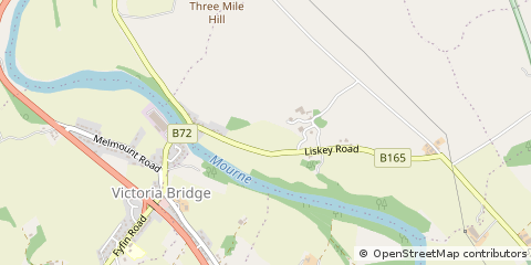 Map of Strabane, CO. Tyrone