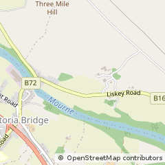Map of Strabane, CO. Tyrone