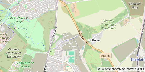 Map of Dalkeith
