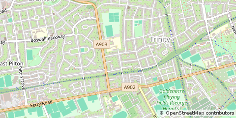 Map of Edinburgh, Midlothian