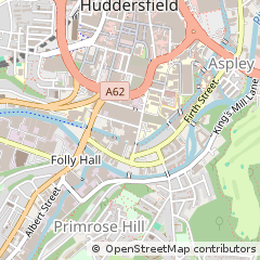Map of Huddersfield