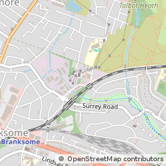 Map of Poole, Dorset