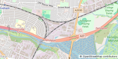 Map of Portsmouth, Hampshire