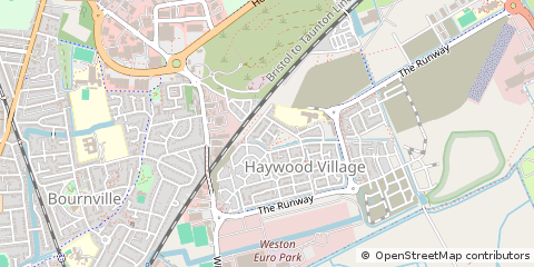 Map of Weston-Super-Mare, Avon