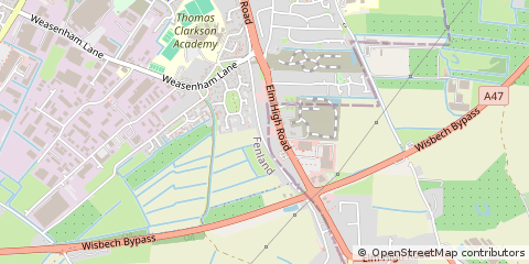Map of Wisbech