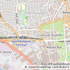 Map of Southampton