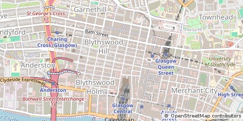 Map of Glasgow