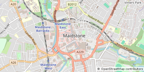 Map of Maidstone