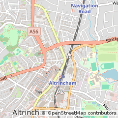 Map of Altrincham