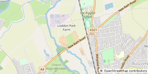 Map of Reading, Berkshire