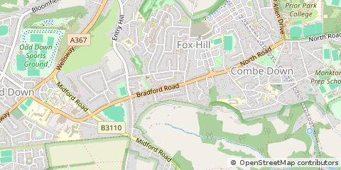 Map of Bath
