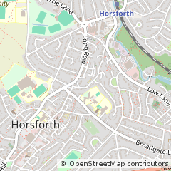 Map of Leeds, West Yorkshire
