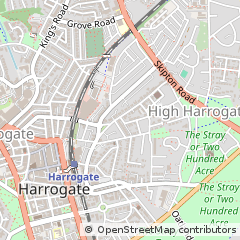 Map of Harrogate, North Yorkshire