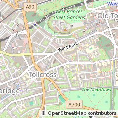 Map of Edinburgh, Midlothian