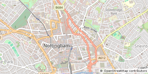 Map of Nottingham