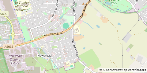 Map of Stoke-on-Trent