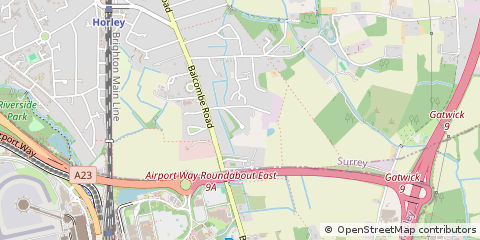 Map of Horley