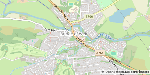 Map of Renfrewshire
