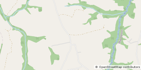 Map of Crediton, Devon