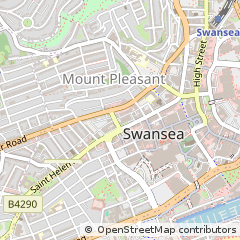 Map of Swansea
