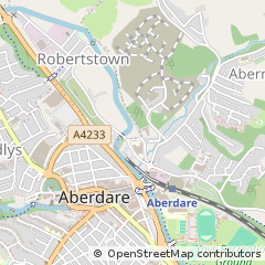 Map of Roberts Town, Aberdere
